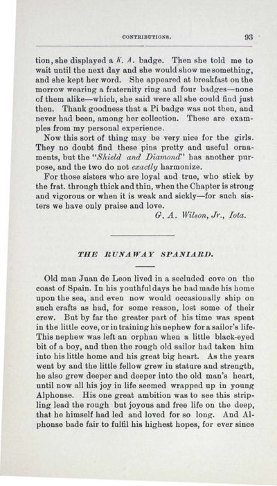 The Runaway Spaniard